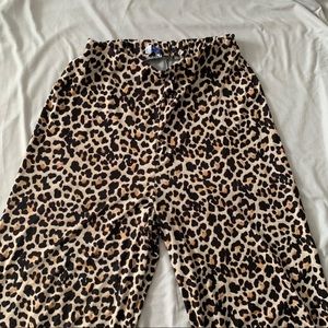 Leopard Print Pants